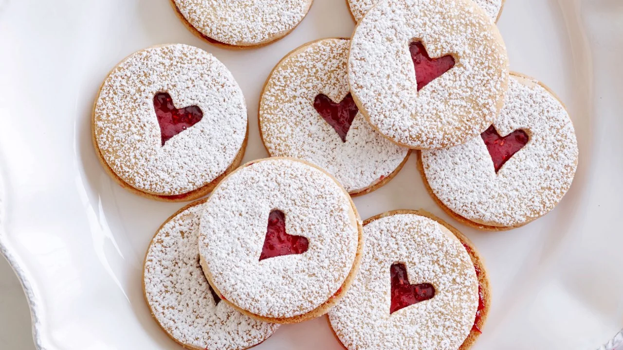 Ina's Mini Linzer Cookies