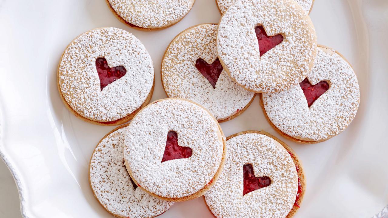 Ina's Mini Linzer Cookies