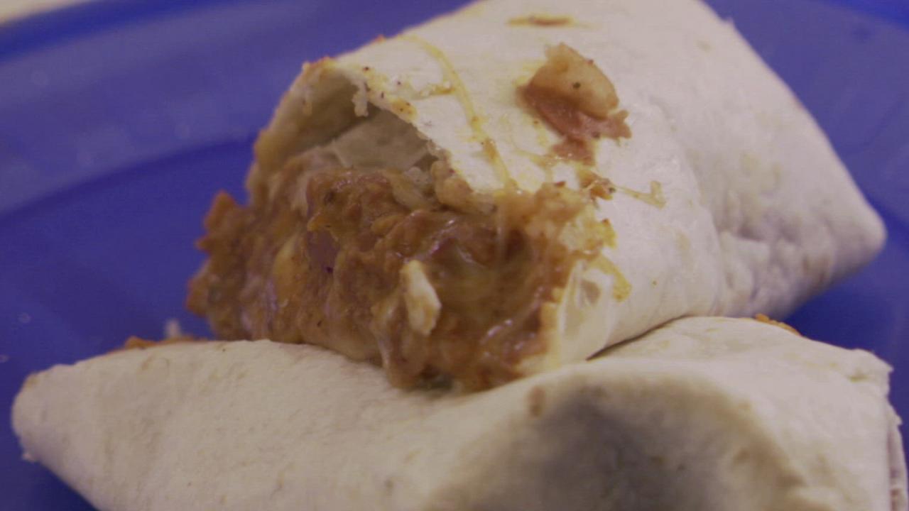 Bean and Cauliflower Burrito