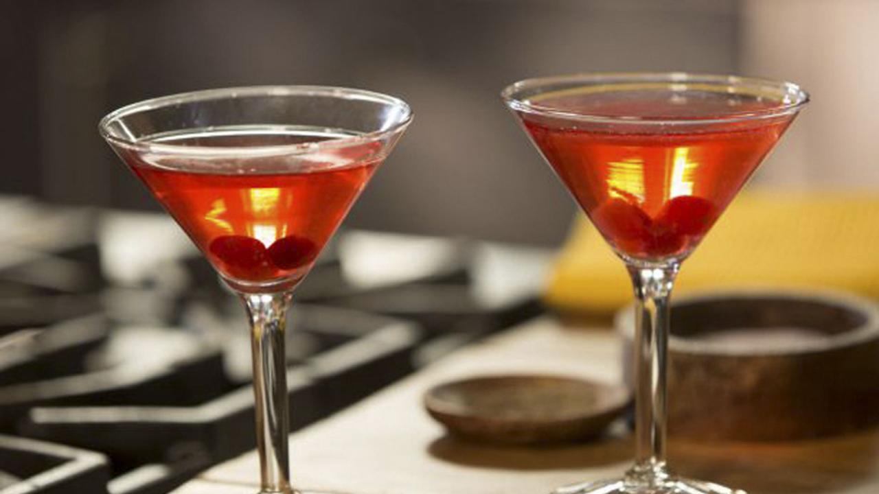 Cranberry Sparkling Martini