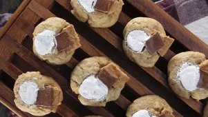 Chocolate Chip S'more Cookies