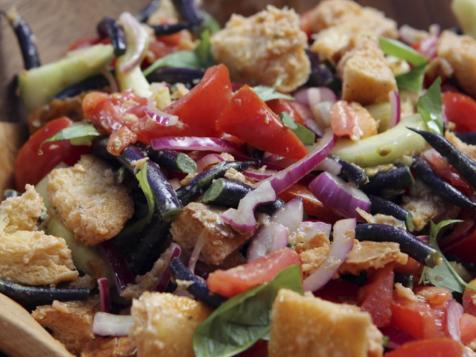 Fresh Veggie and Bread Salad