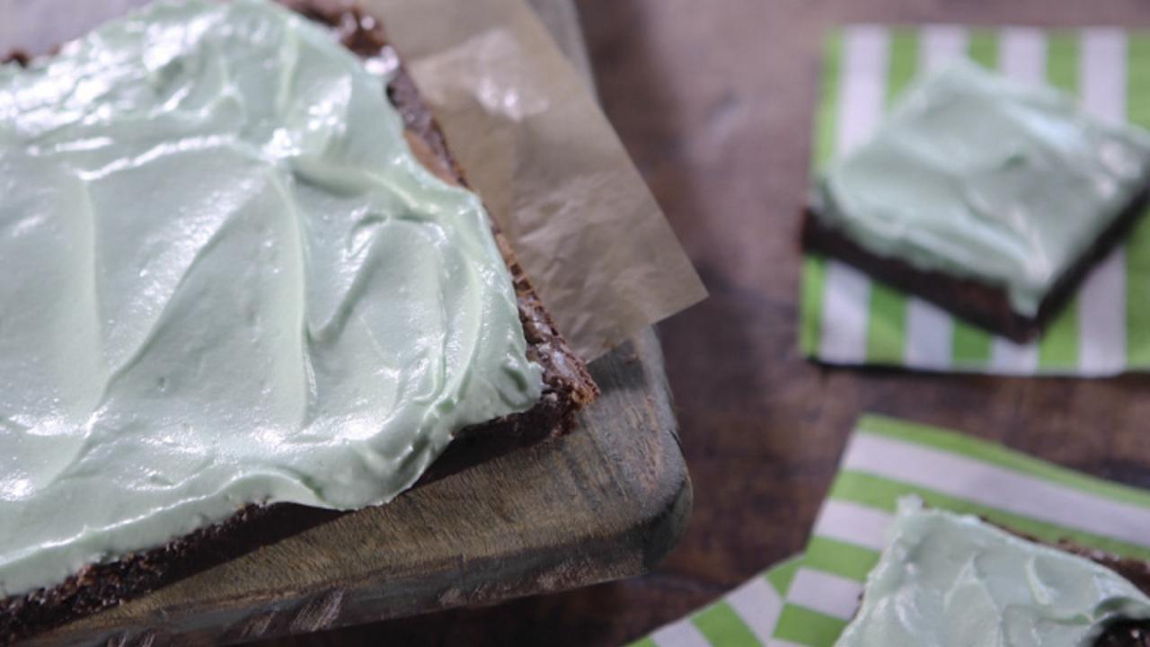 Mint 'Gopher Bar' Brownies