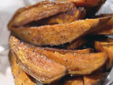 Baked Sweet Potato Steak Fries