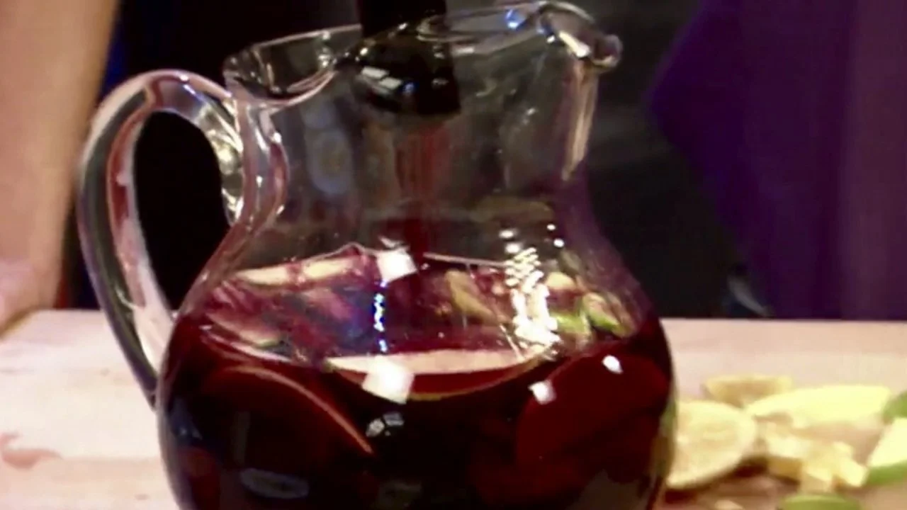 Holiday Pomegranate Sangria