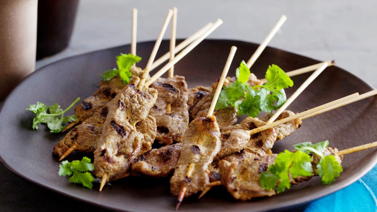 Tyler's Grilled Beef Satay