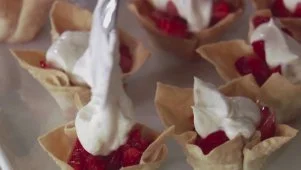 Individual Wonton Dessert Cups