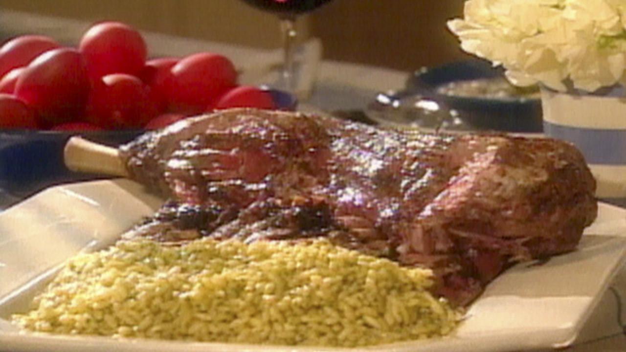 Greek Easter Leg of Lamb