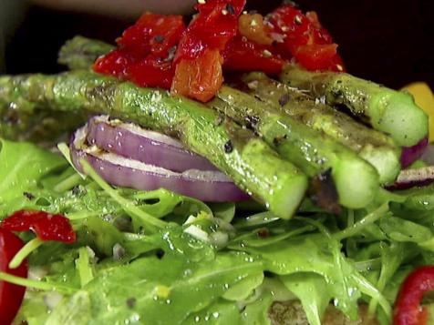 Open-Faced Asparagus Sandwich
