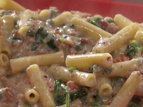 Spinach and Veal Baked Ziti