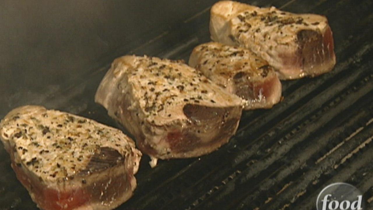 Grilled Tuna Tips