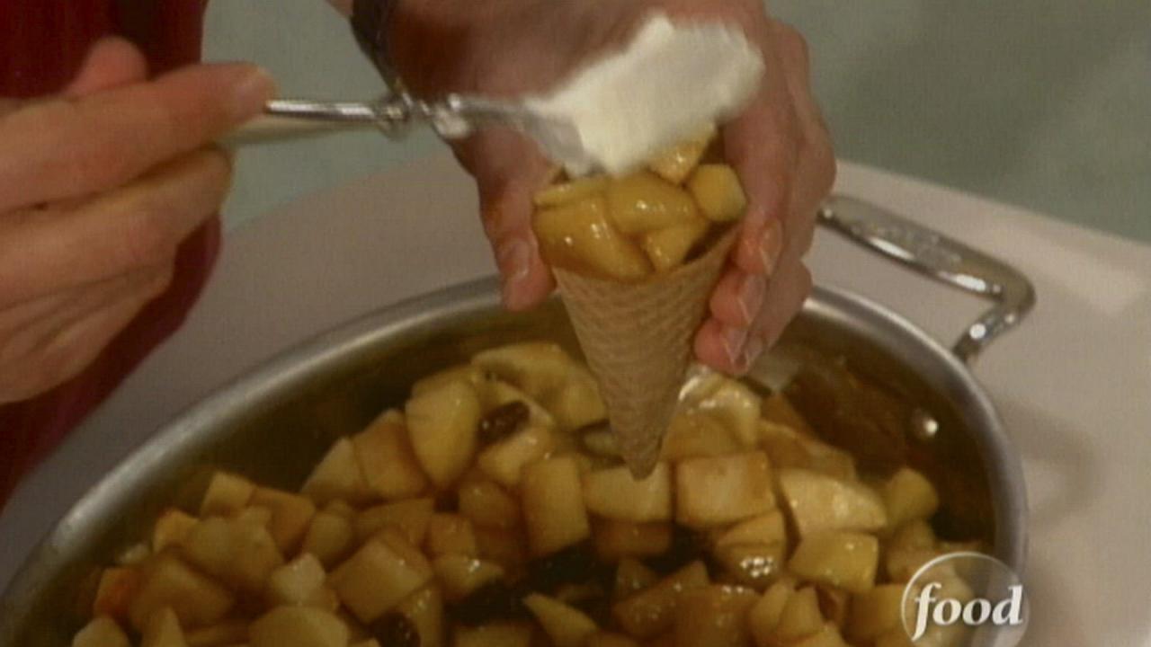Stuffed Apple Cones