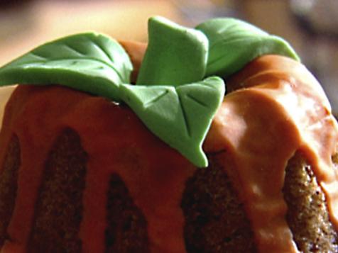Orange-Glazed Pumpkin Bundts