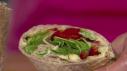 Hummus and Vegetable Wrap