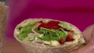 Hummus and Vegetable Wrap