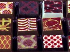 The first step in making this project is tempering the chocolate. Some people think that tempering is difficult or complicated and may be afraid to try it. Actually, tempering chocolate the traditional way is like working with plaster. The method is called tabliering. I think you will find the most difficult thing about tempering chocolate is staying clean!
