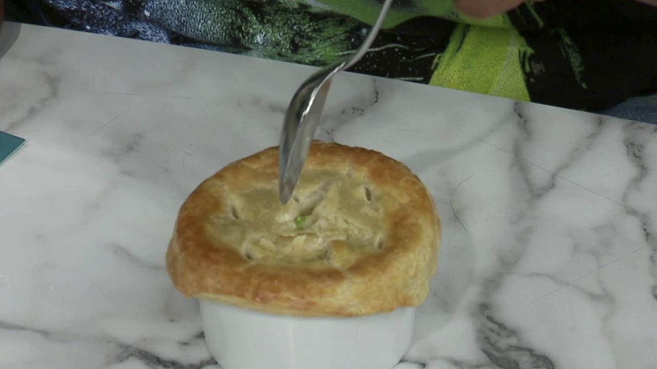 Chicken-Ramen Noodle Pot Pie