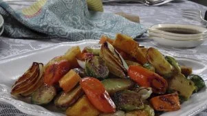 Balsamic-Glazed Vegetables