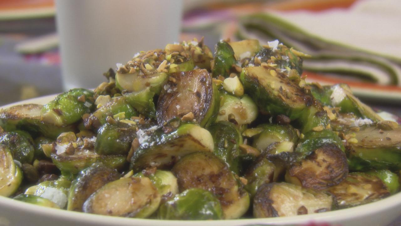 Pistachio Brussels Sprouts