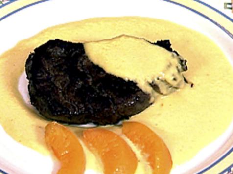 Steak with Peaches