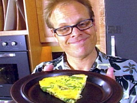 Alton Brown's Hearty Ham and Asparagus Frittata
