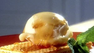 Simple Peach Sorbet