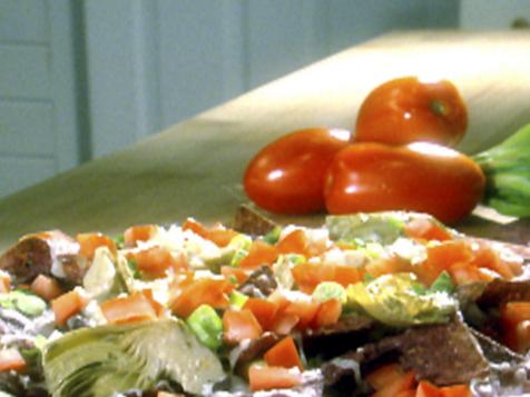 Artichoke and Black Bean Nachos