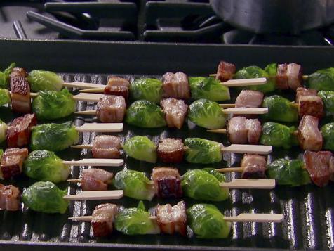 Bourbon-Glazed Bacon Skewers