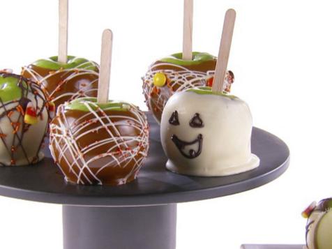 White Chocolate Caramel Apples