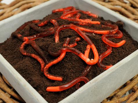 Jelly Worms in Dirt