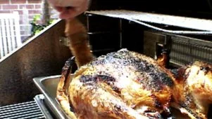 Grilled Glazed Turkey