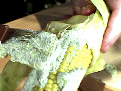 Grilled Corn with Dill Butter