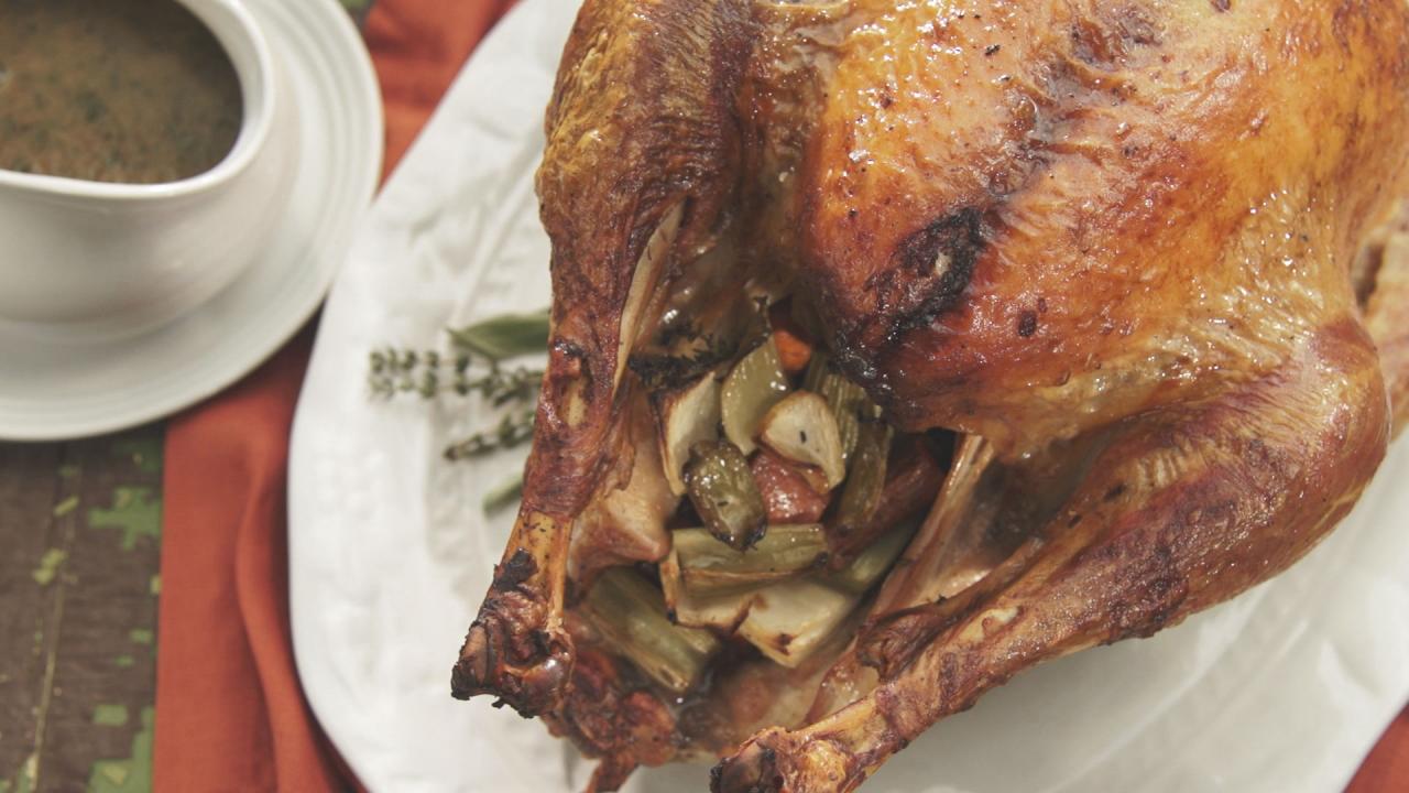 Roast Turkey with Herb Gravy