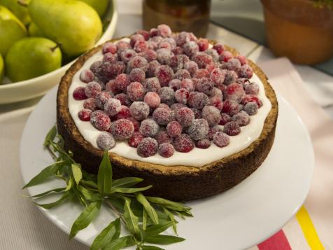 Cranberry Meringue Cake