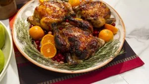 Glazed Cornish Game Hens