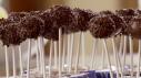 Dark Chocolate Brownie Pops