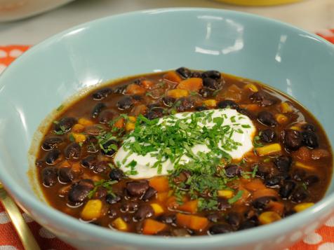 Smoky Black Bean Bisque