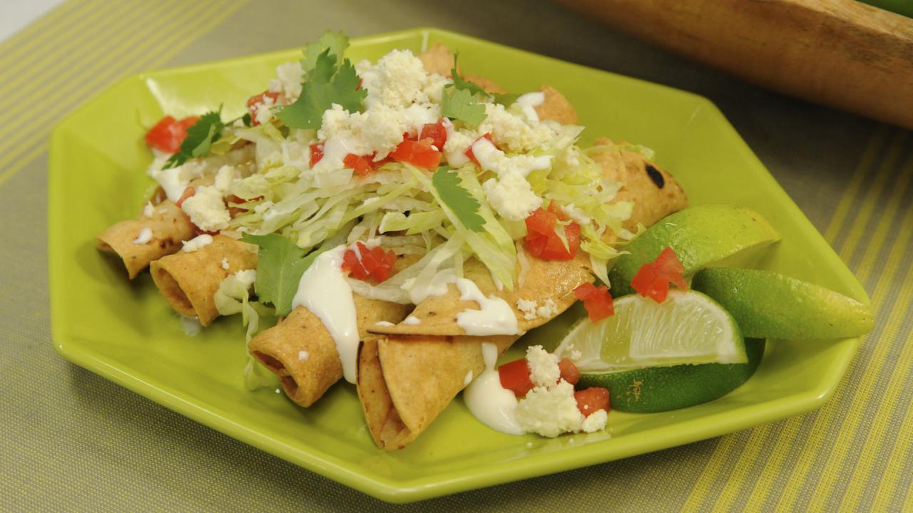 Chorizo and Potato Flautas