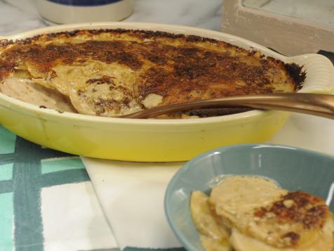 Porcini-Soy Potato Gratin