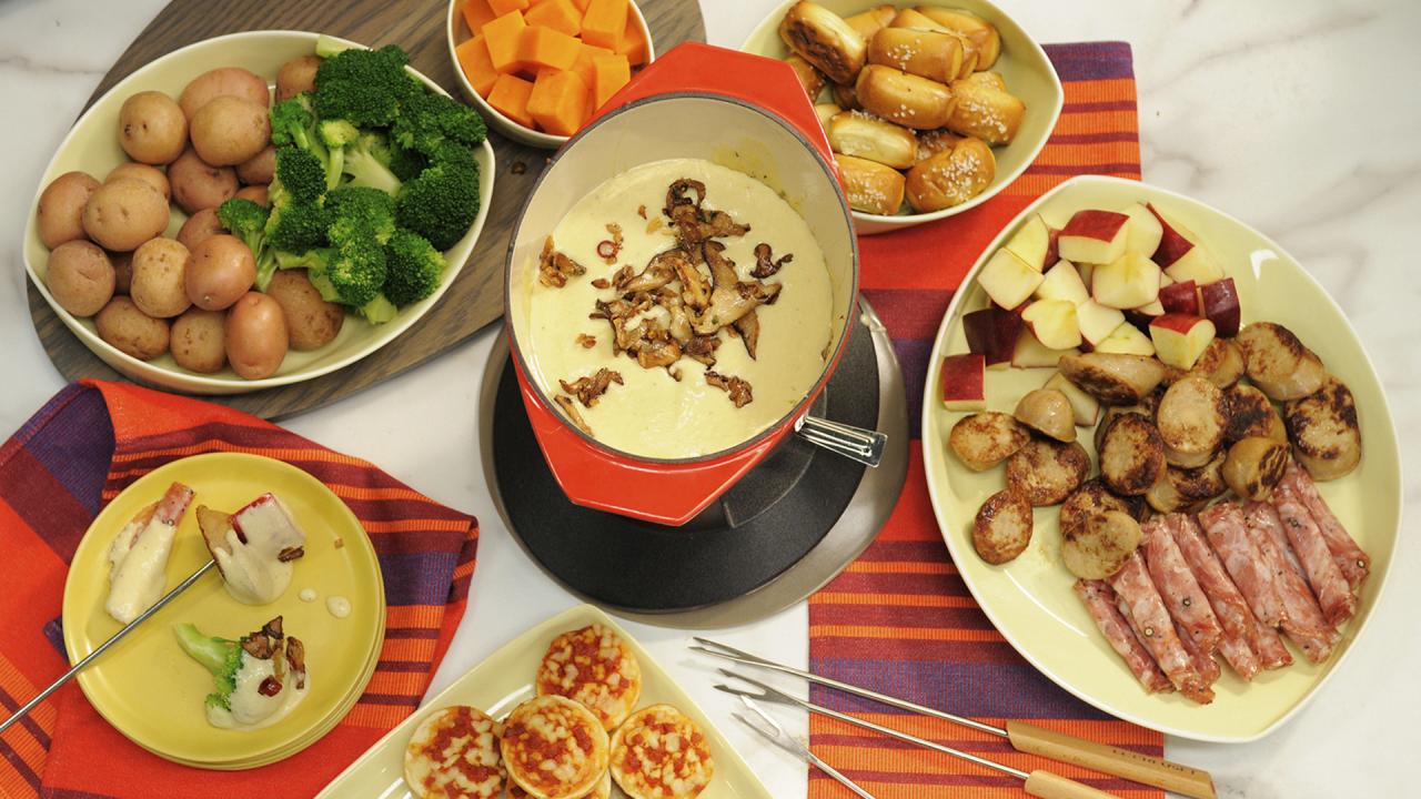 Garlic Mushroom Fondue