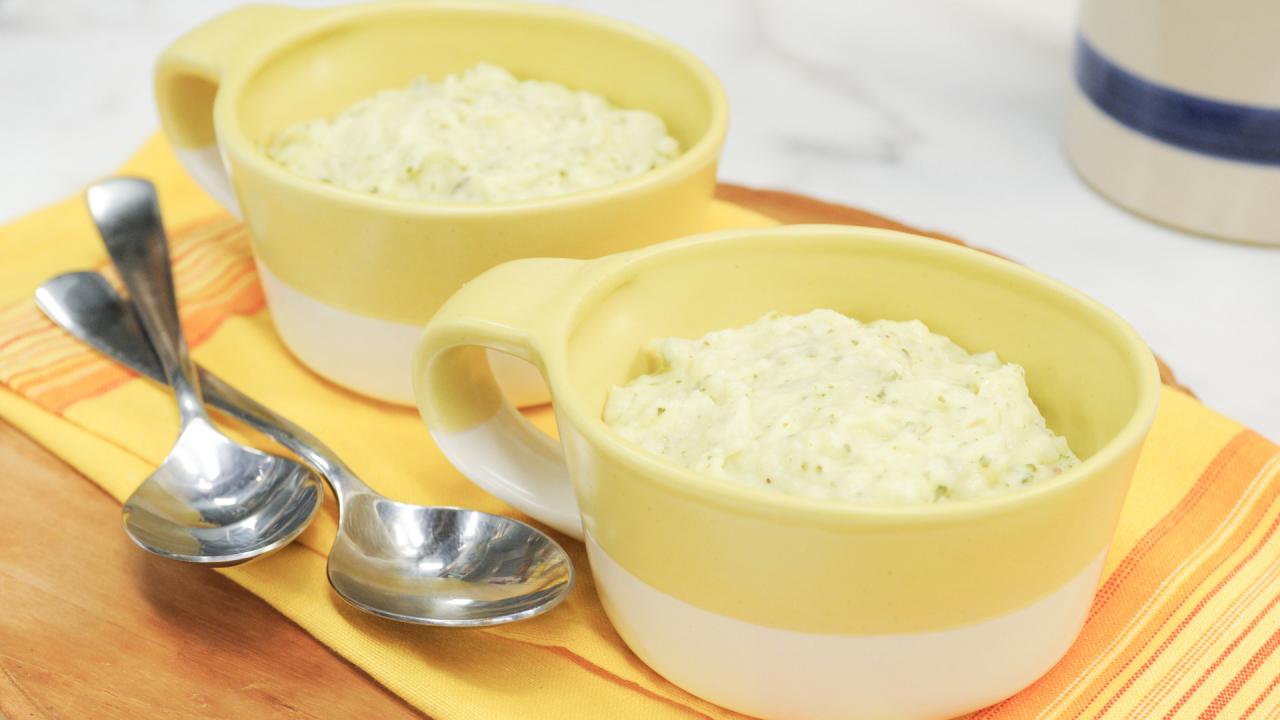 Mashed Potatoes with Pesto