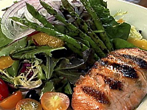 Grilled Salmon Salad