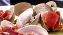 Grilled Clams with Ham