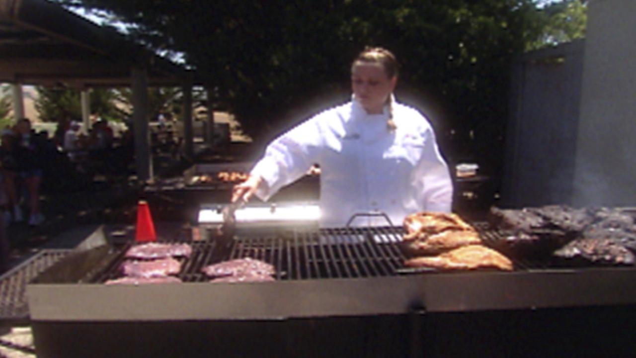 Grilling at the Castle