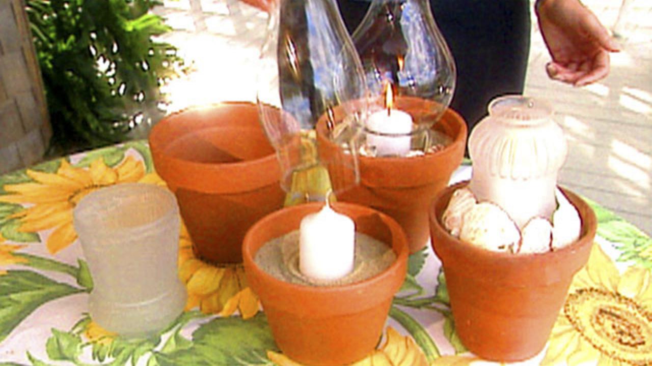 Beachside Hurricane Lamps