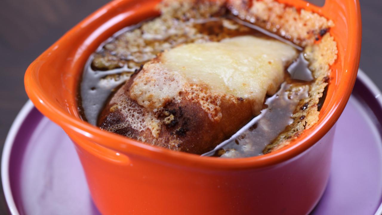French Onion Soup With Porcini