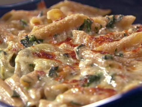 Spinach Artichoke Baked Pasta
