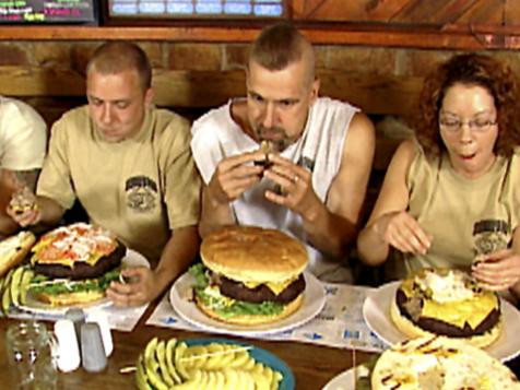 10 LB Burger Eating Competion