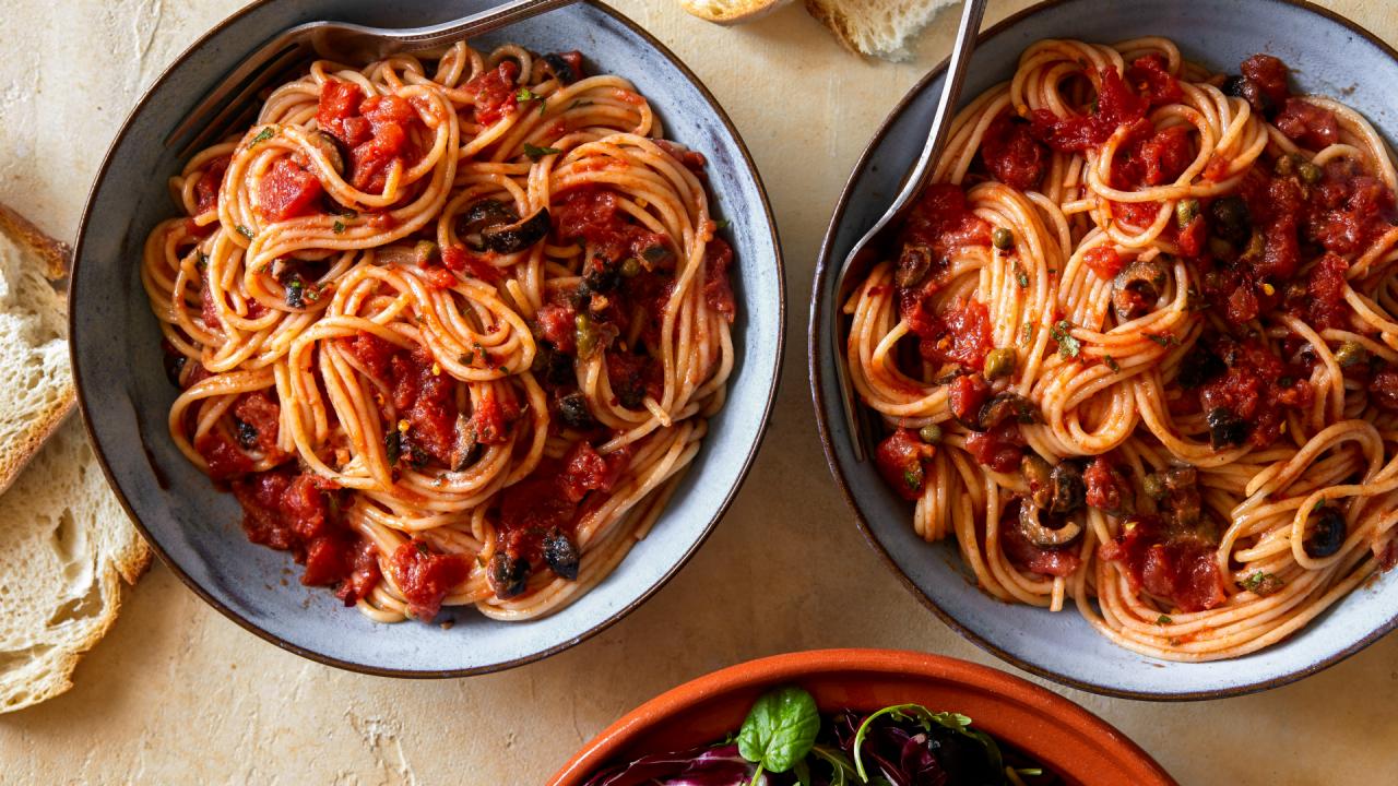 Rachael's Pasta Puttanesca