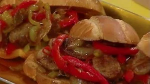 Sausage and Pepper Hoagies